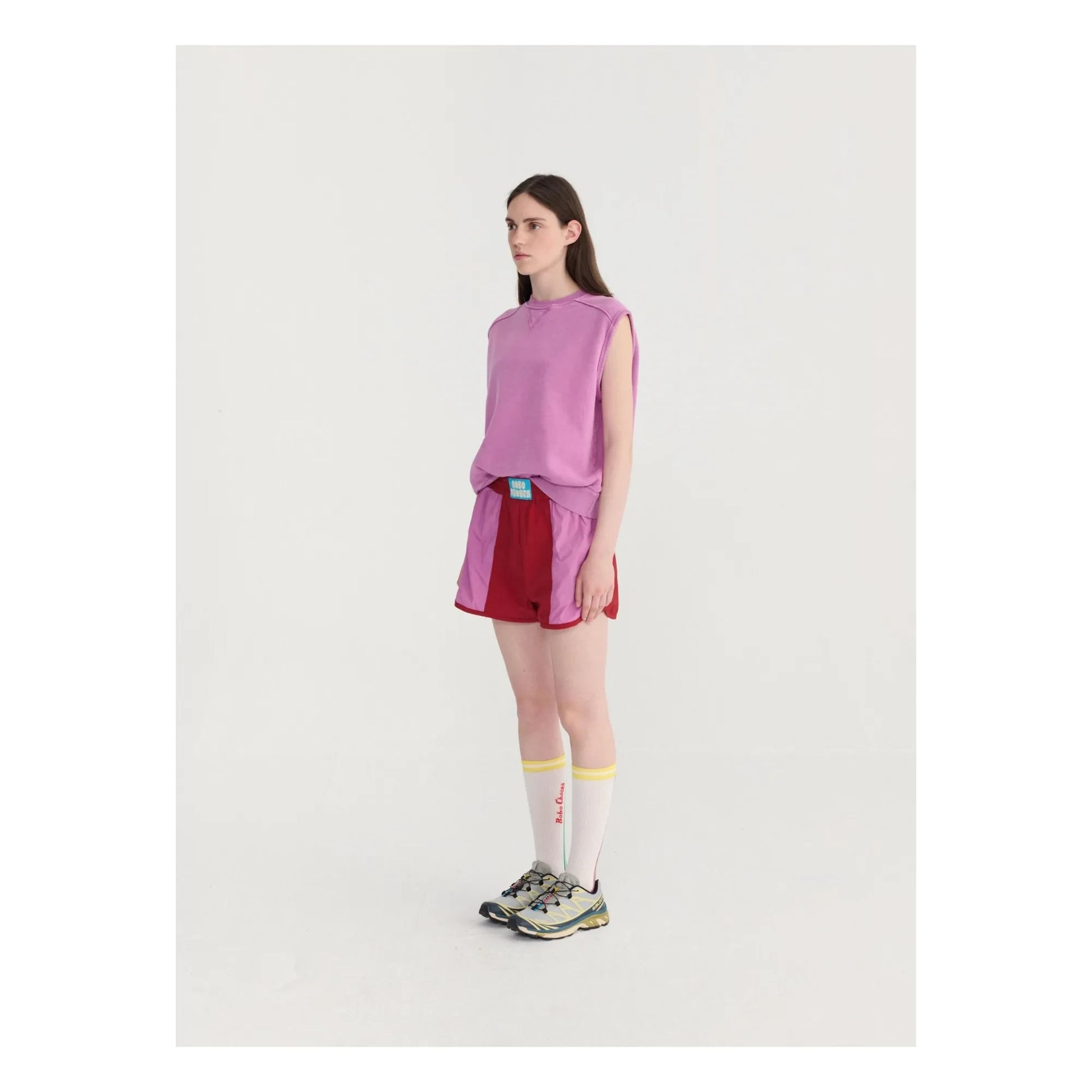 Bobo Choses - Organic cotton sleeveless sweatshirt | Purple
