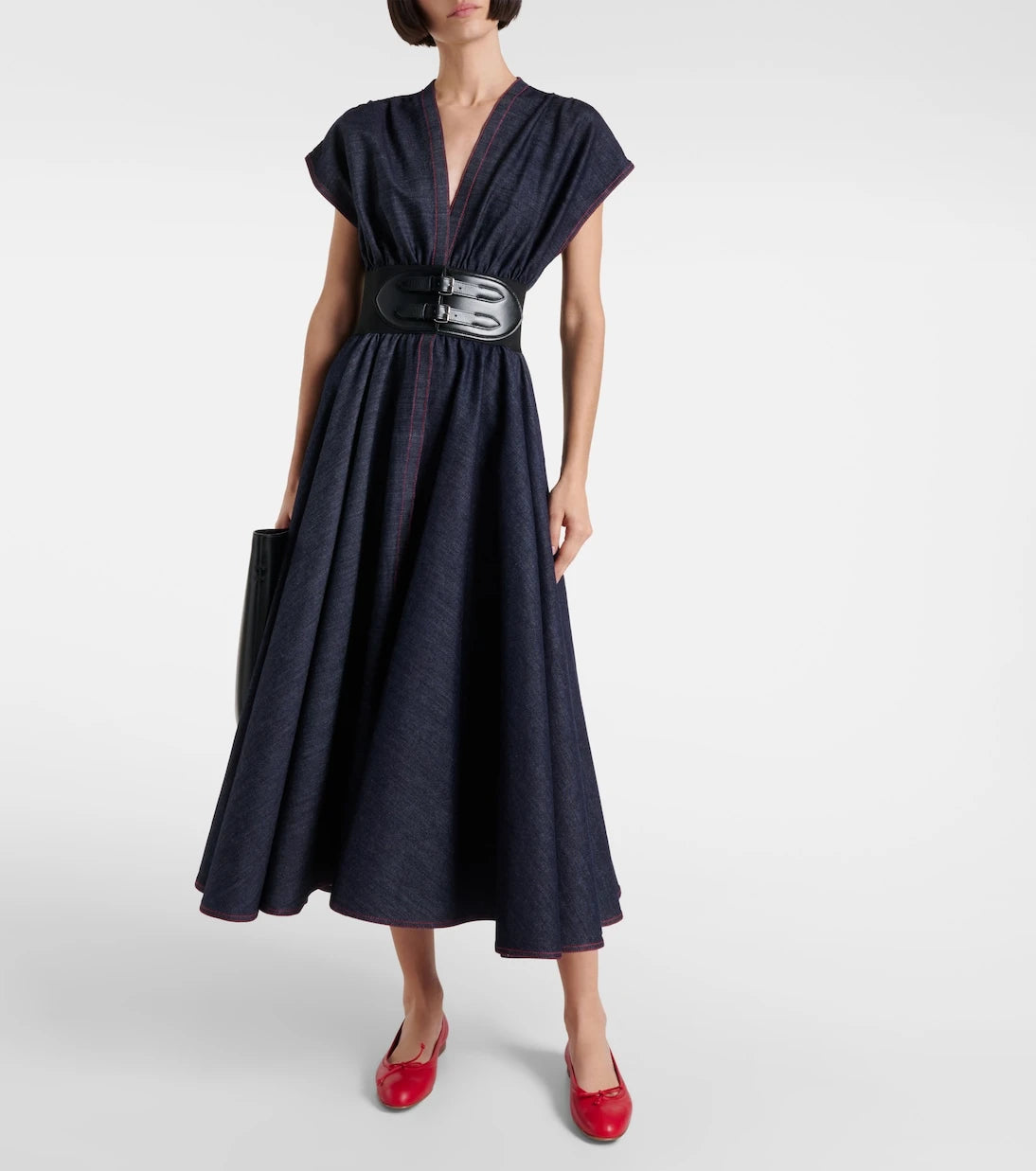 Manolo Blahnik - Veralli Verona leather ballet flats