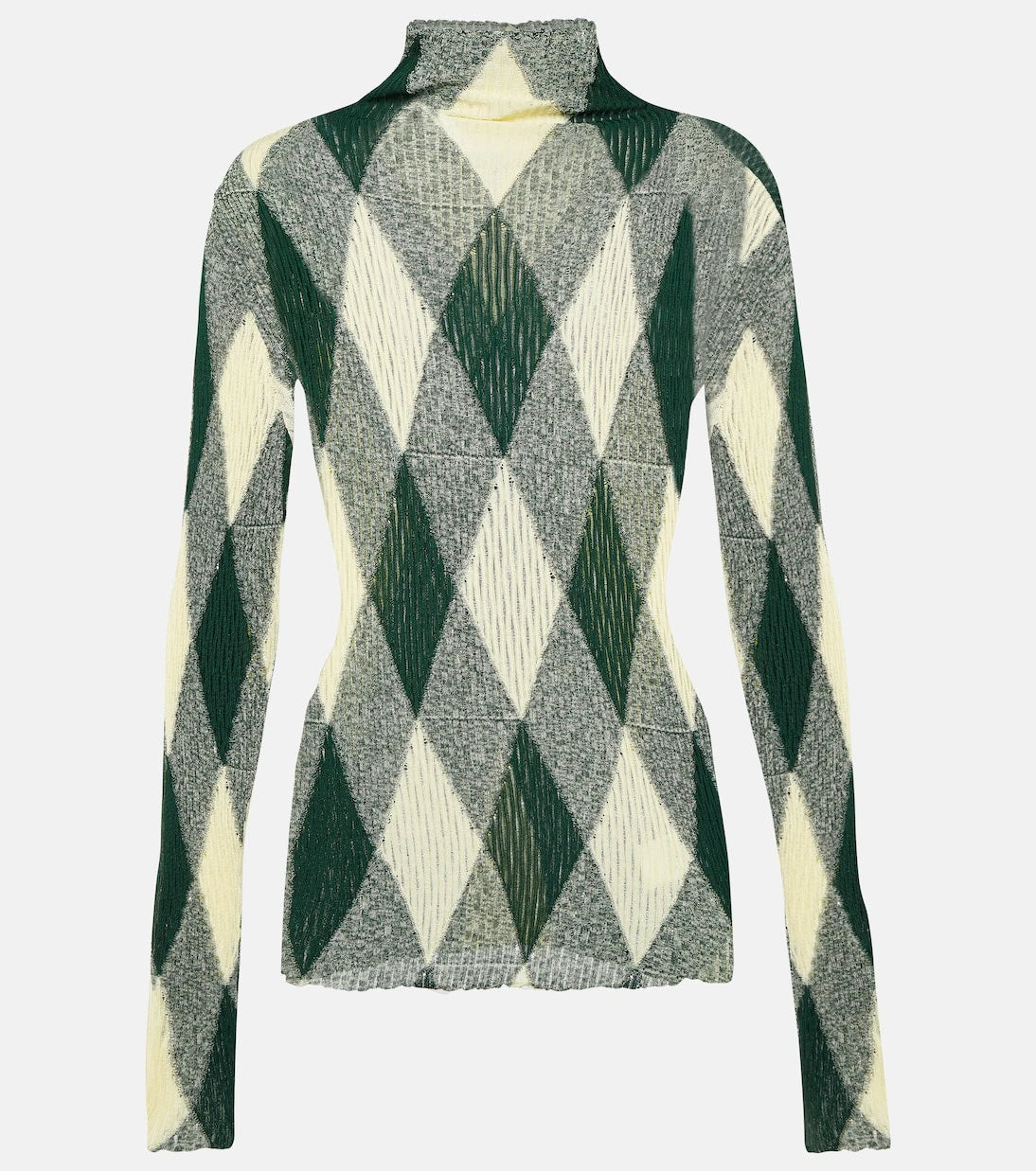 Burberry - سترة أرجيل من القطن والحرير