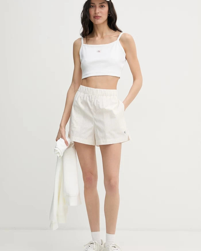 Calvin Klein Jeans kadın pamuklu şort