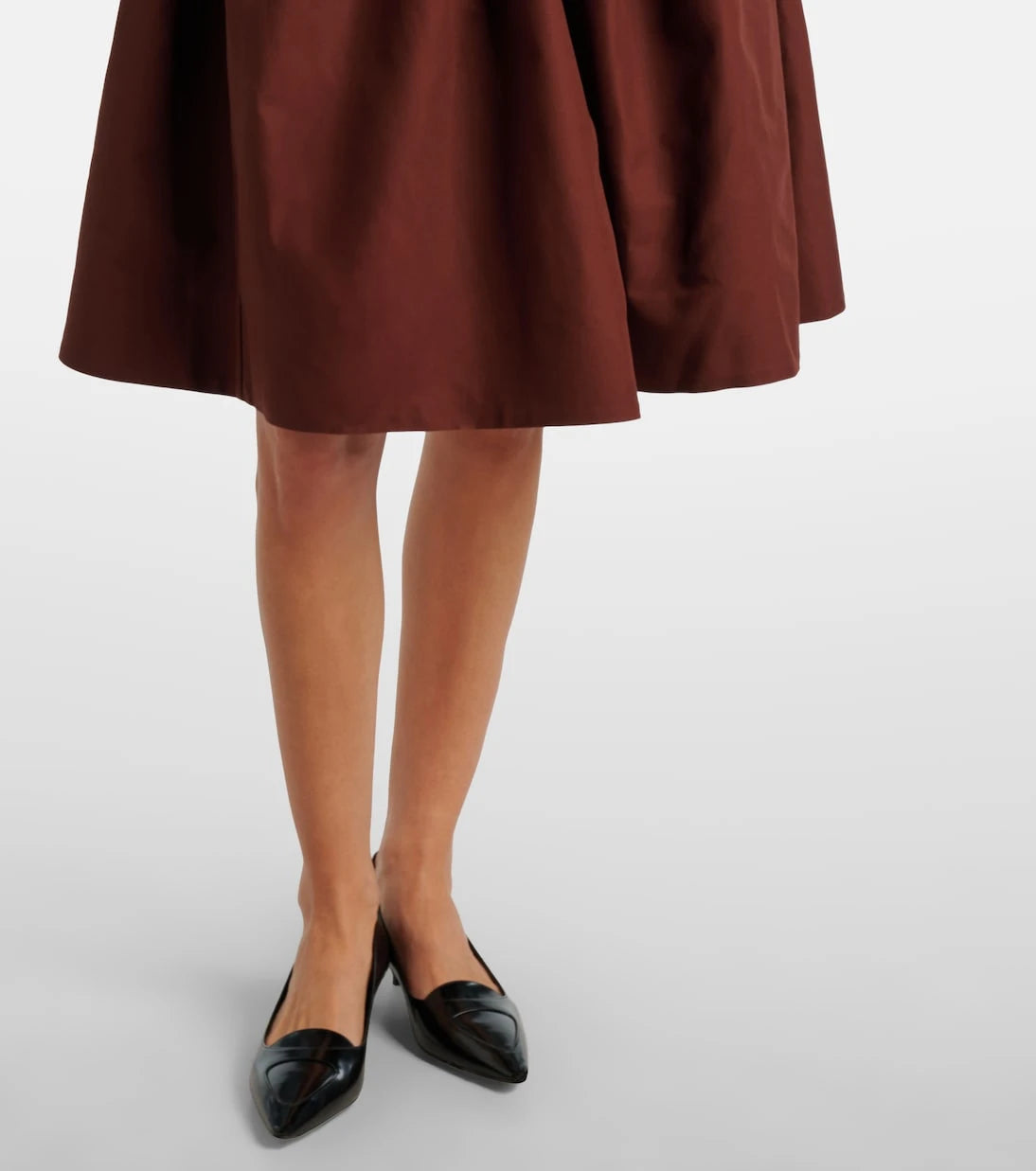 Shushu/Tong - Ruffled cotton midi skirt