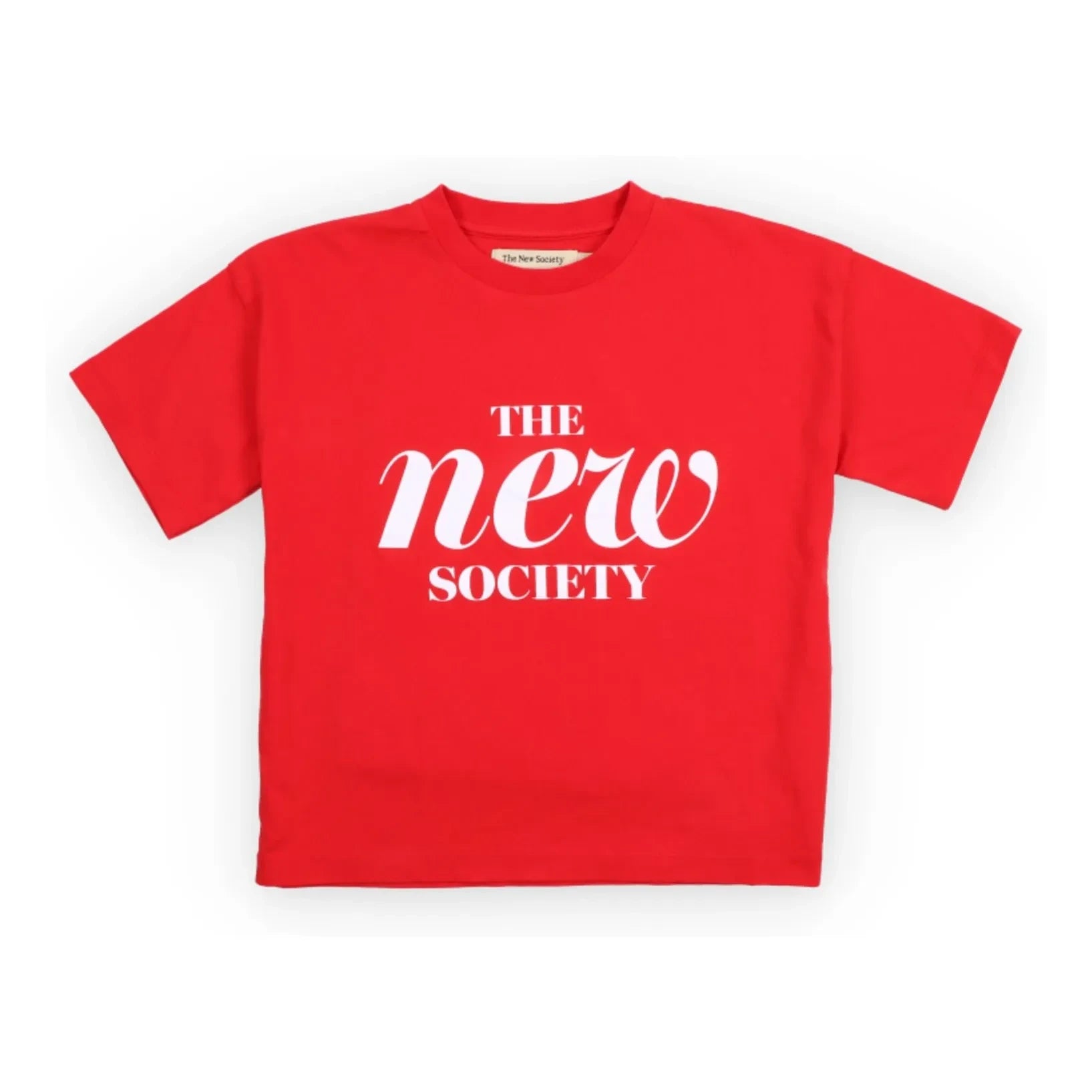 the new society - Maca T-shirt | Red
