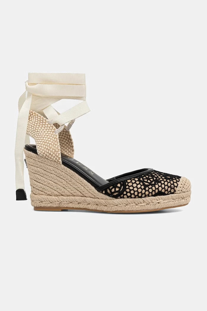 Guess kadın CHEYIN eğik platform espadriller