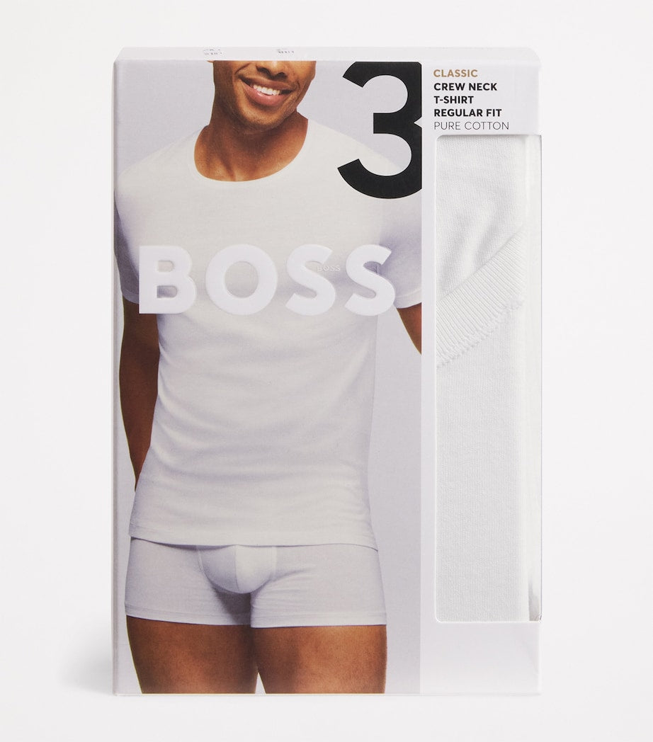 BOSS Cotton Logo T-Shirt (Pack of 3)