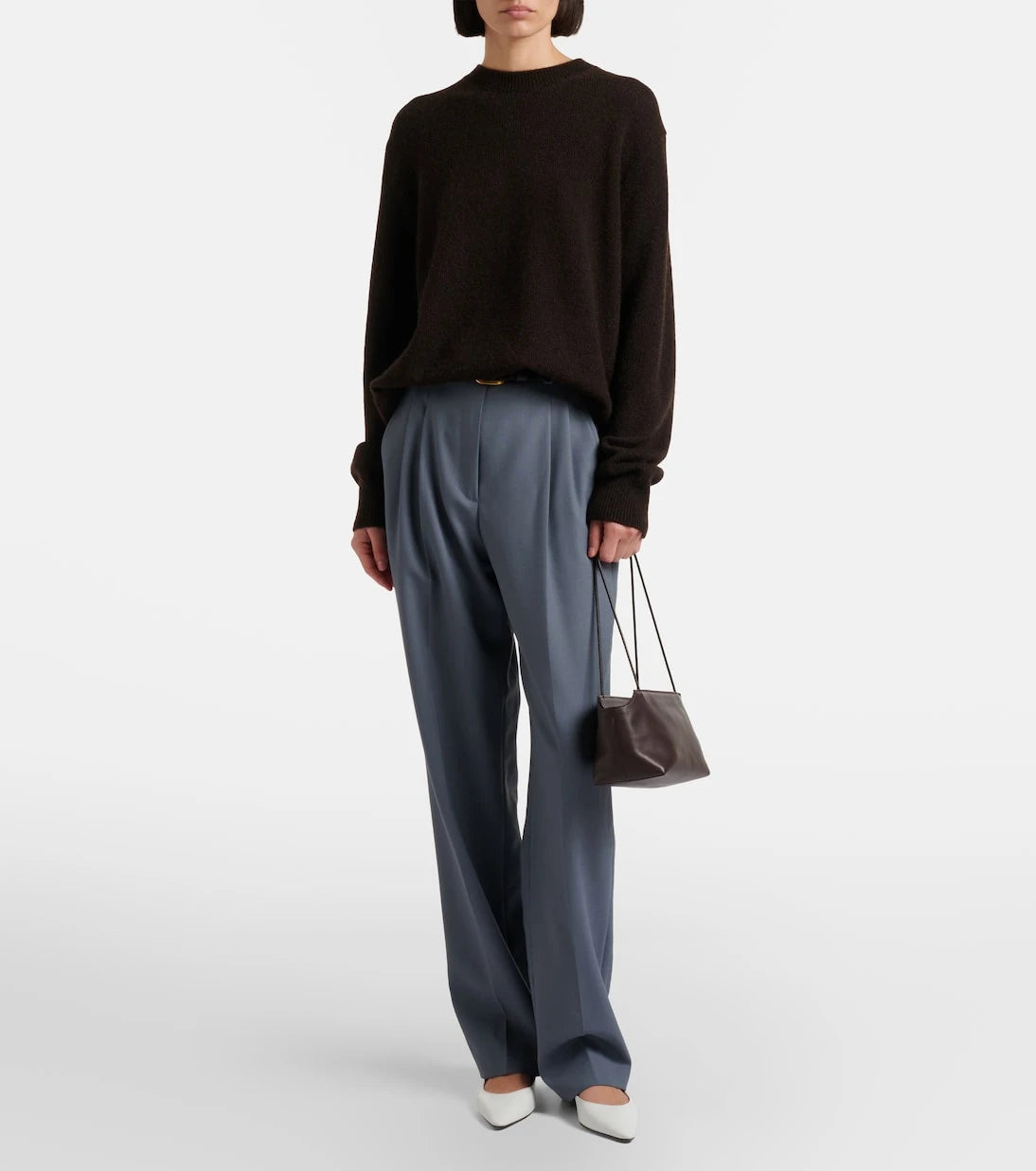 The Row - Terrasse To-Go leather shoulder bag
