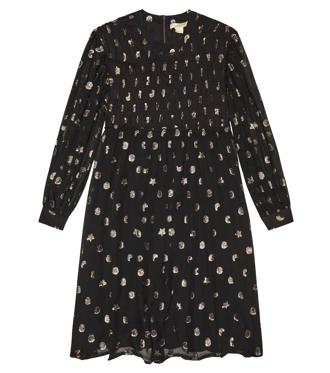 Stella McCartney Kids - Fil coupé silk-blend dress