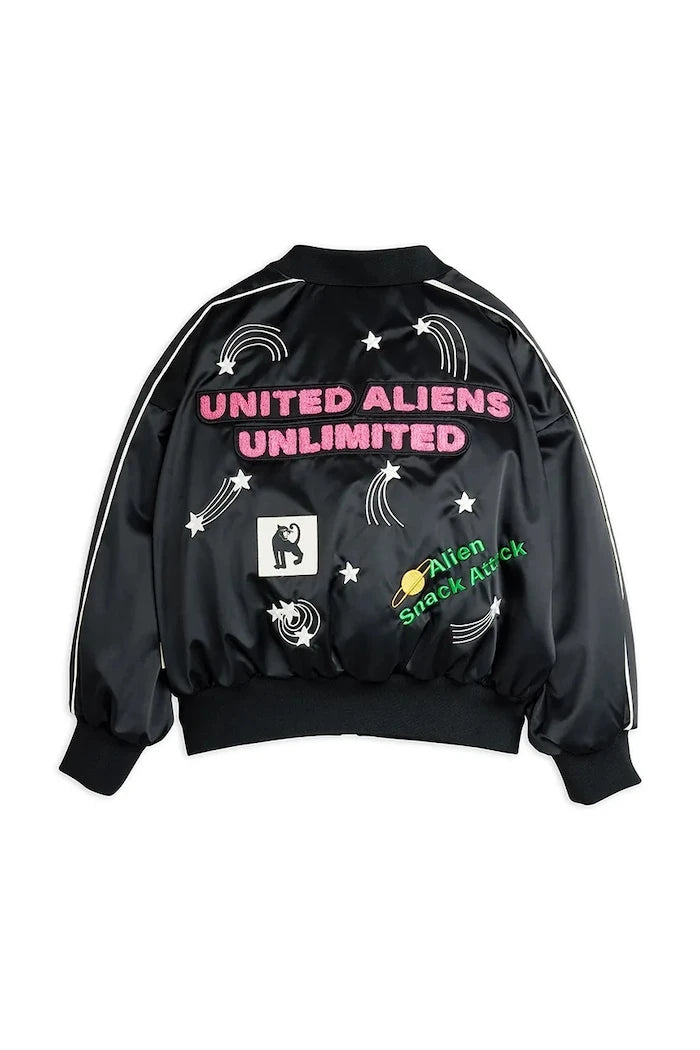 Детско яке бомбър Mini Rodini United aliens
