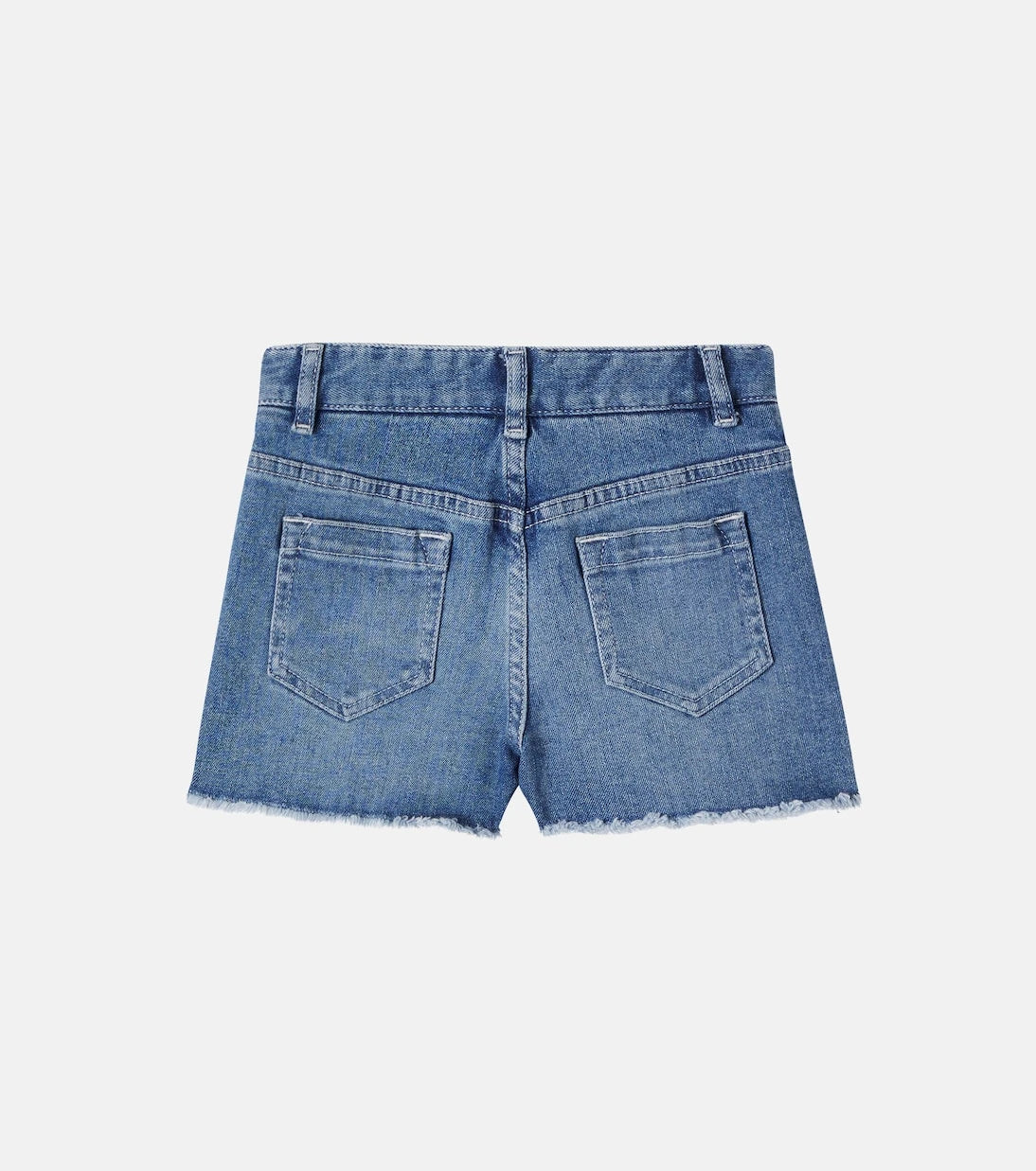 Chloé Kids - Logo denim shorts
