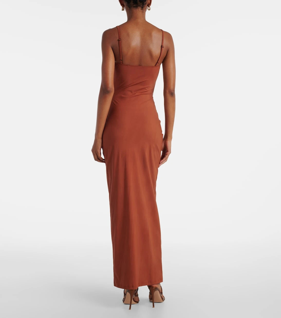 Christopher Esber - Pierced Orbit cutout jersey maxi dress