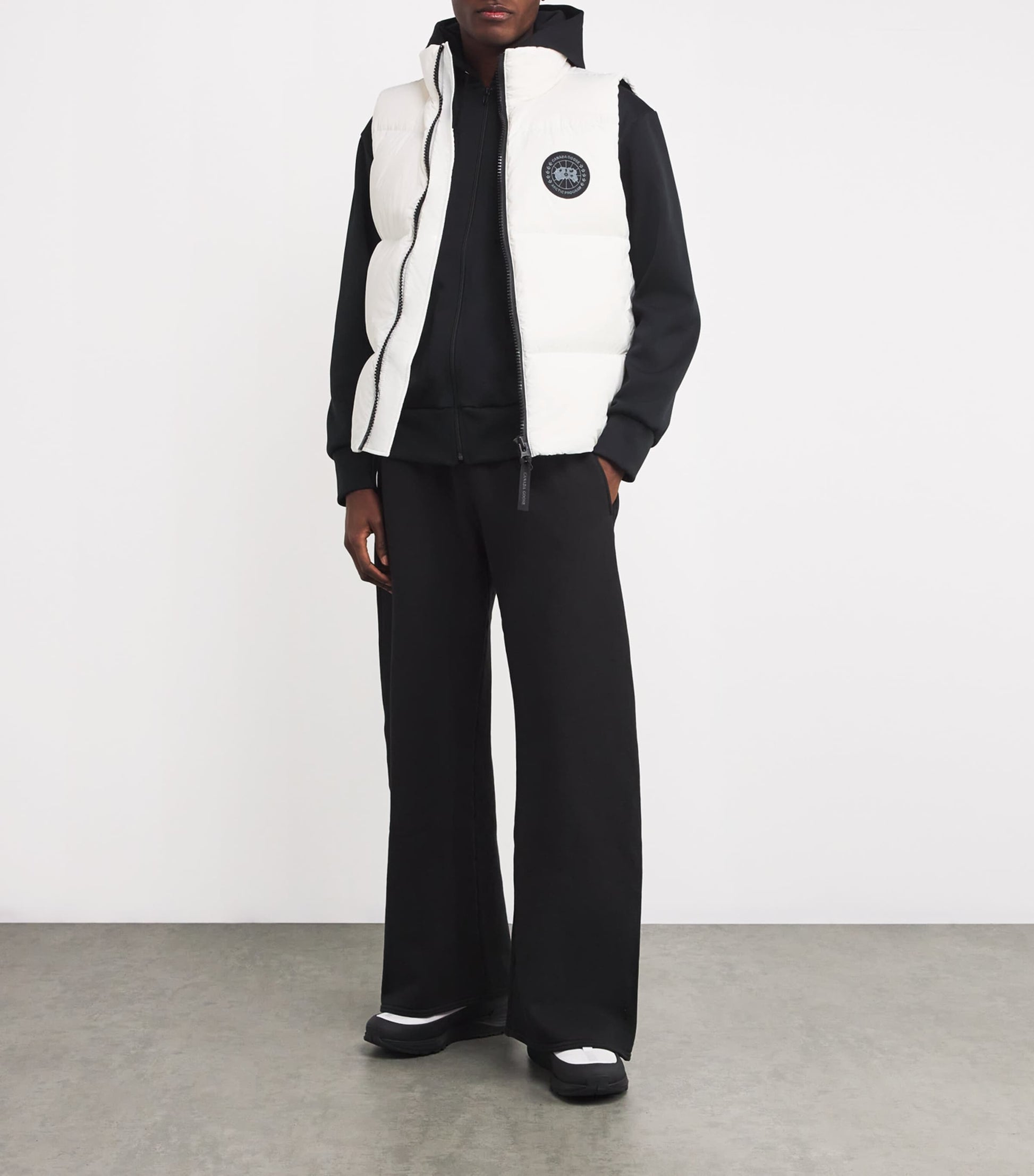 Canada Goose White Lawrence Puffer Gilet