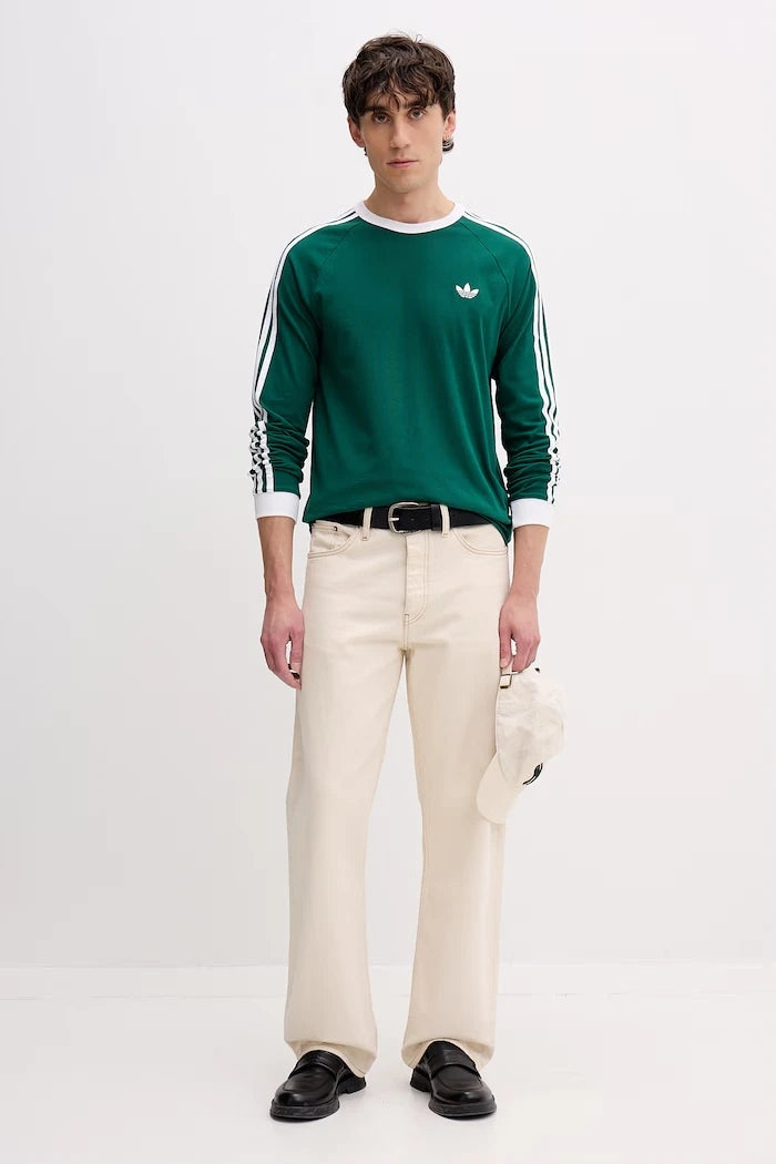 adidas Originals uzun kollu erkek pamuklu bluz