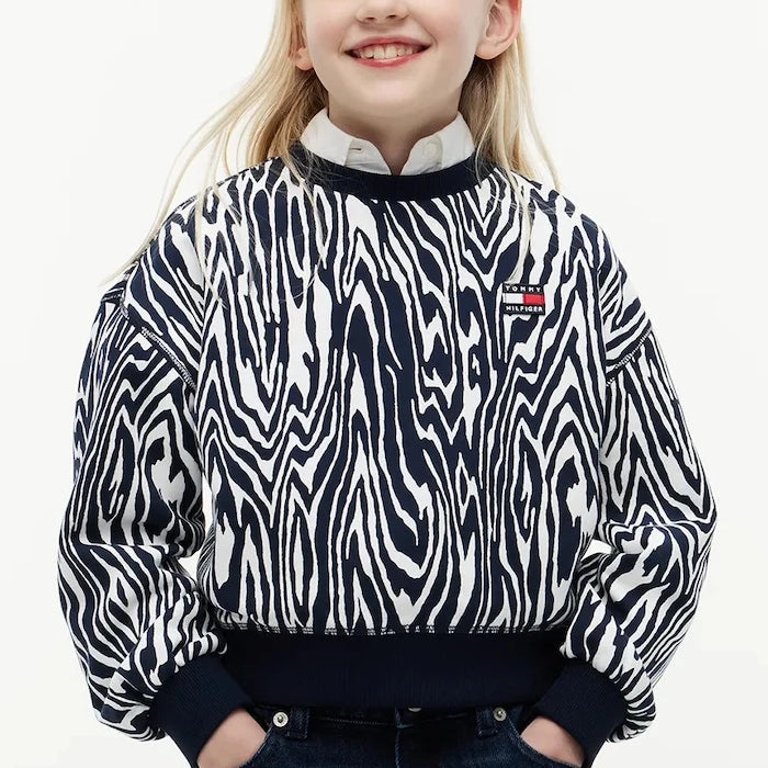 Pamuklu çocuk sweatshirt