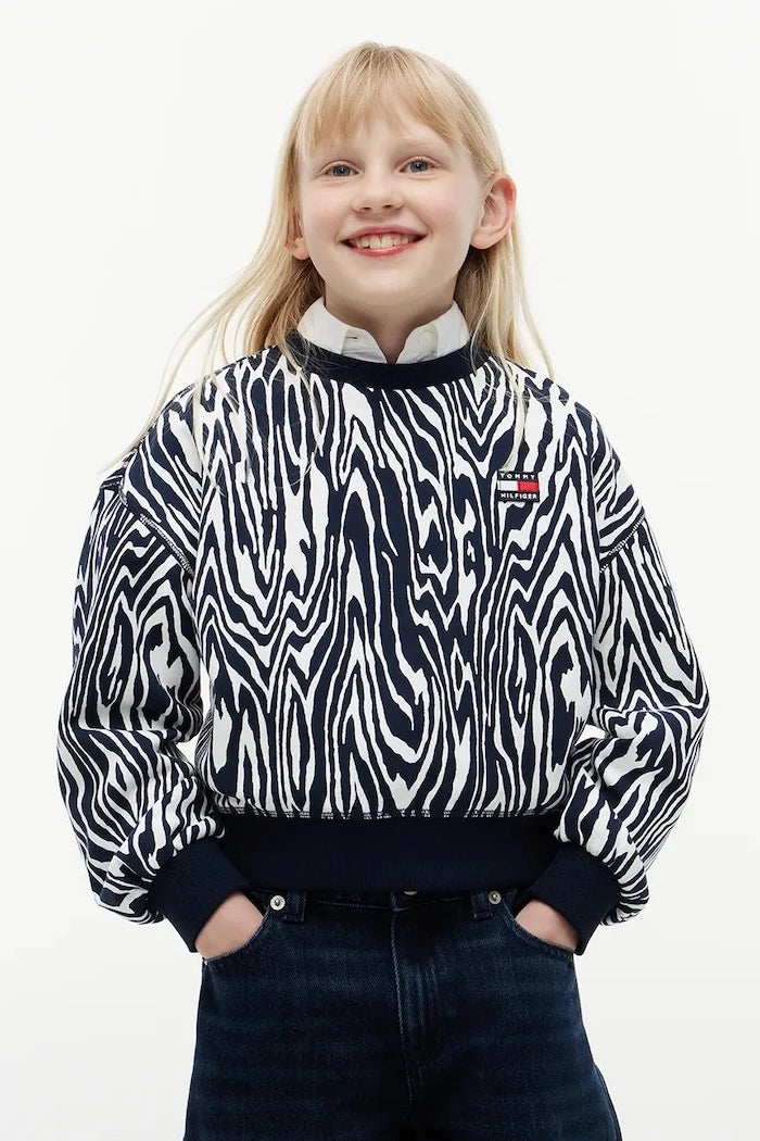 Pamuklu çocuk sweatshirt