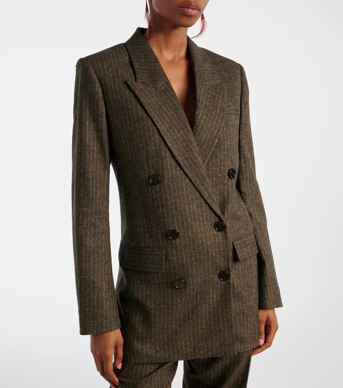 Isabel Marant - Jevima chalk stripe suit jacket