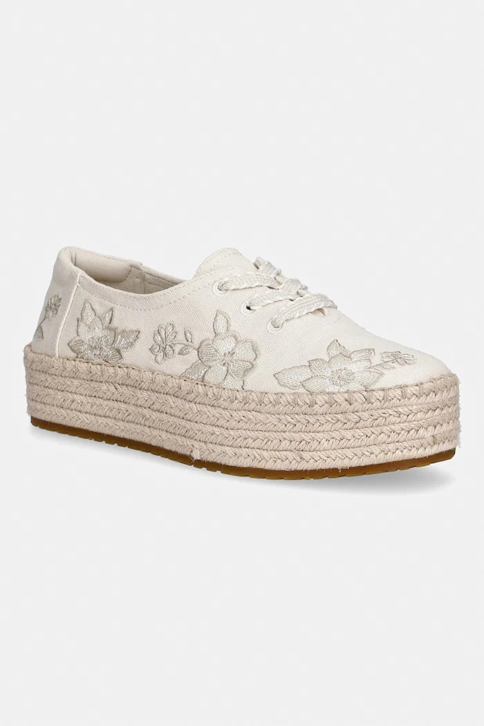 Toms Kadın Platform Espadril VALENCIA LACE UP