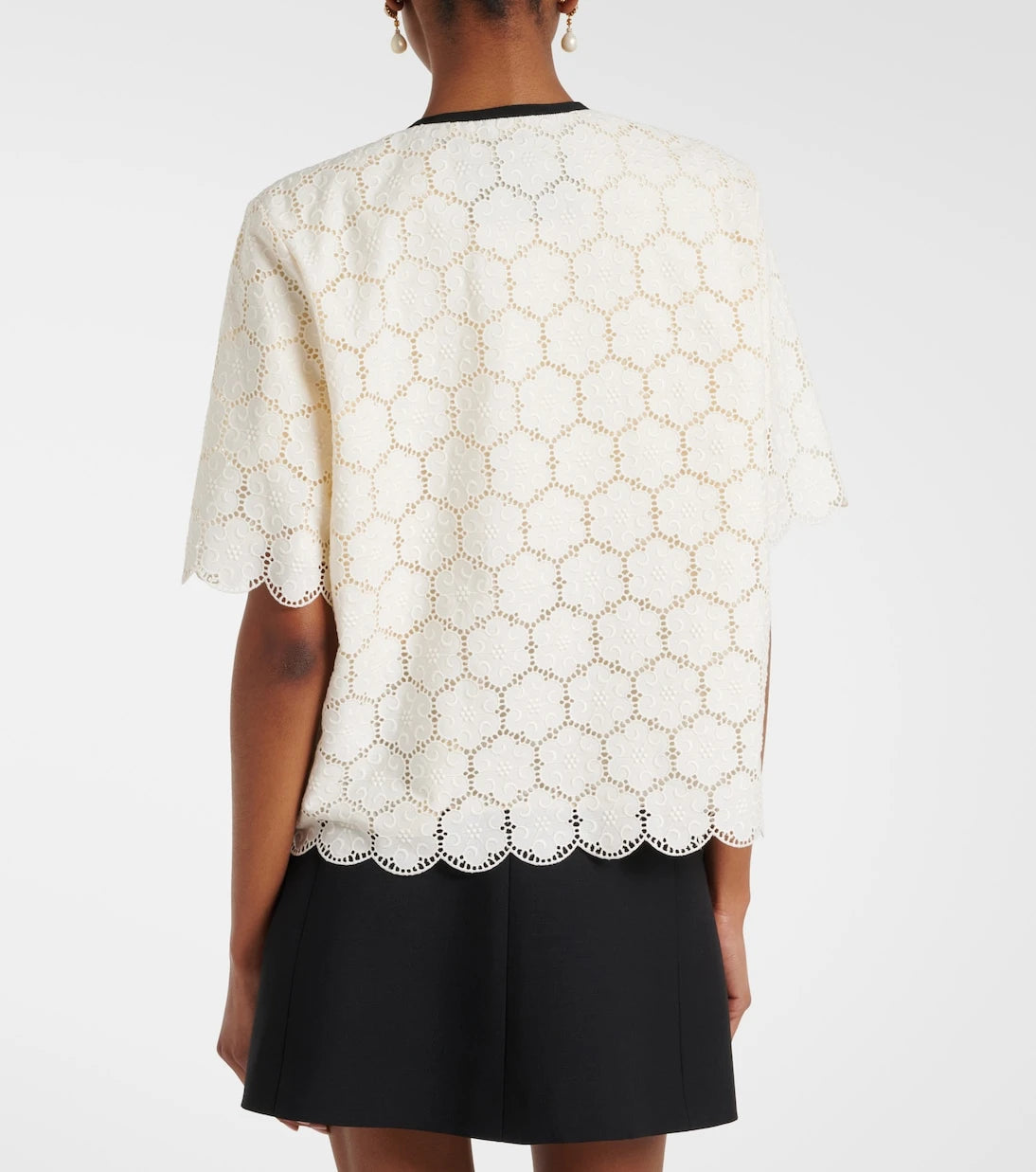 Valentino - Embroidered cotton jacket