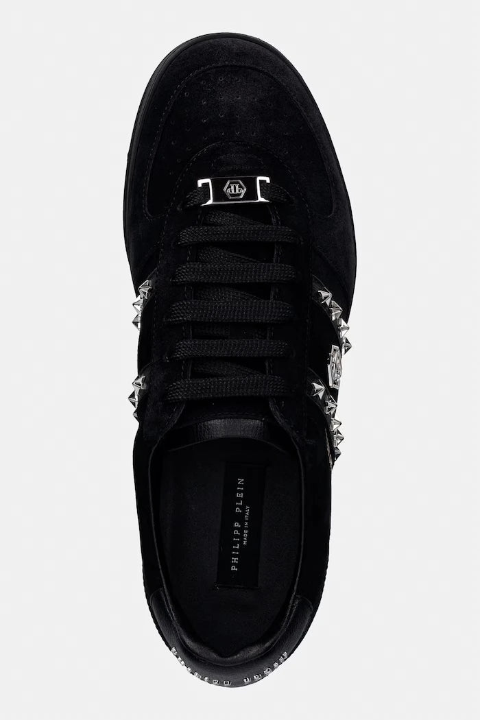 Philipp Plein Low-Top Retro Rebel Süet Spor Ayakkabı