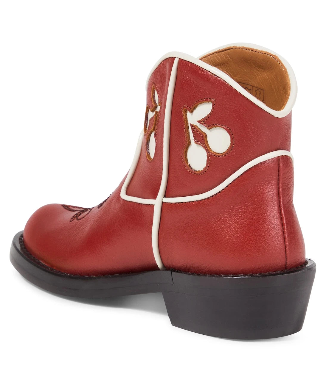 Bonpoint - Joya embroidered leather ankle boots