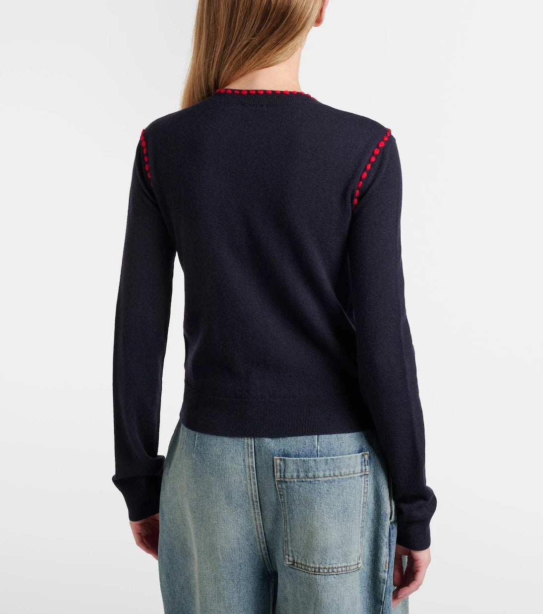 Loewe - Scarf-detail wool sweater