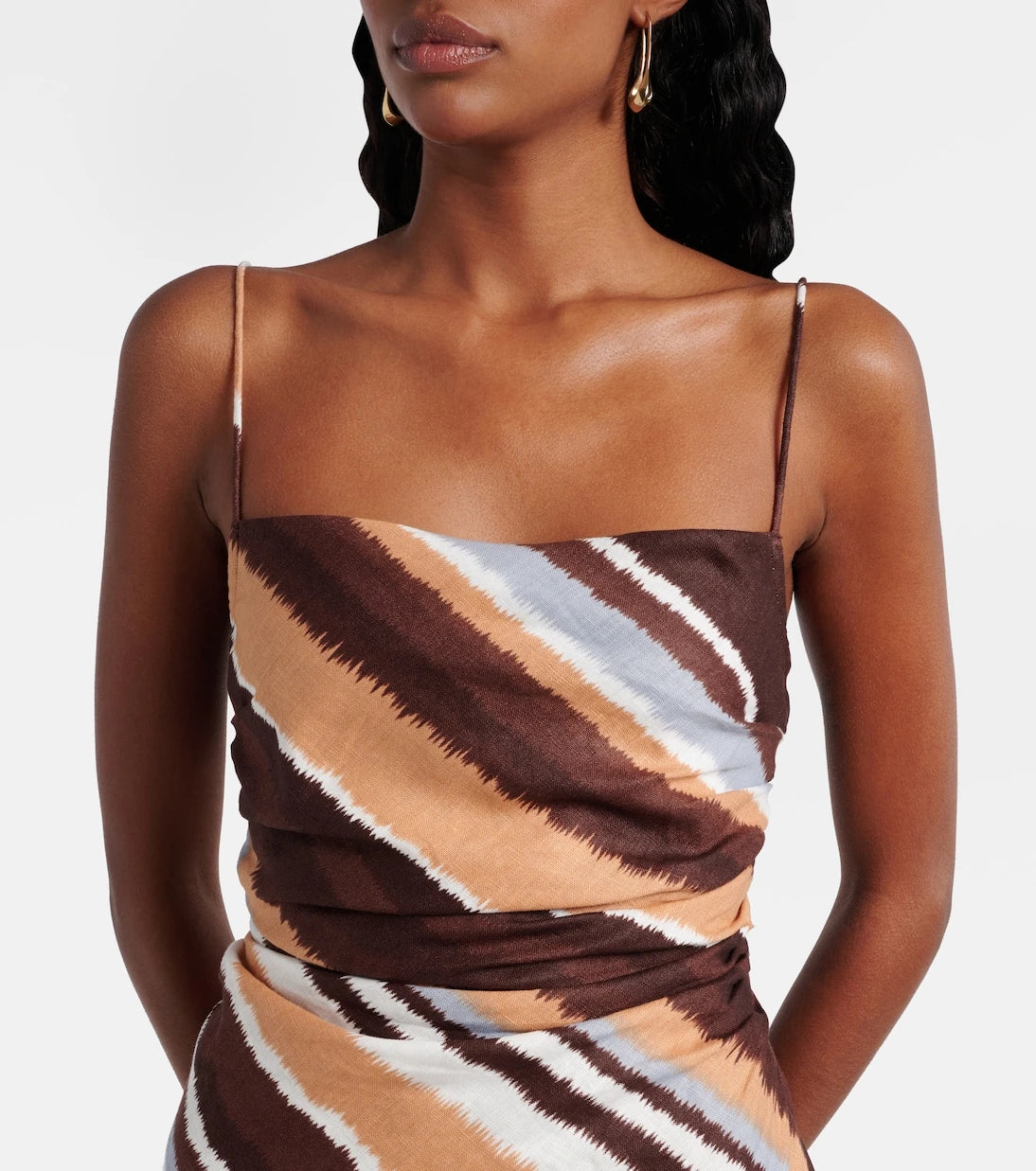 Faithfull - Maryse striped linen minidress