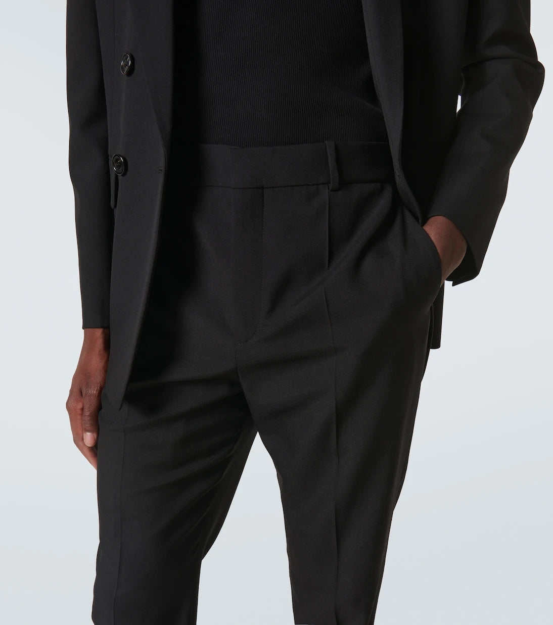 Saint Laurent - High-rise straight pants