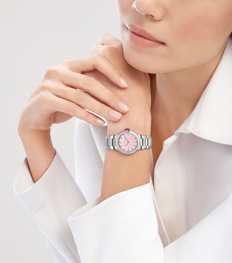 Stainless Steel Lvcea Watch 28mm