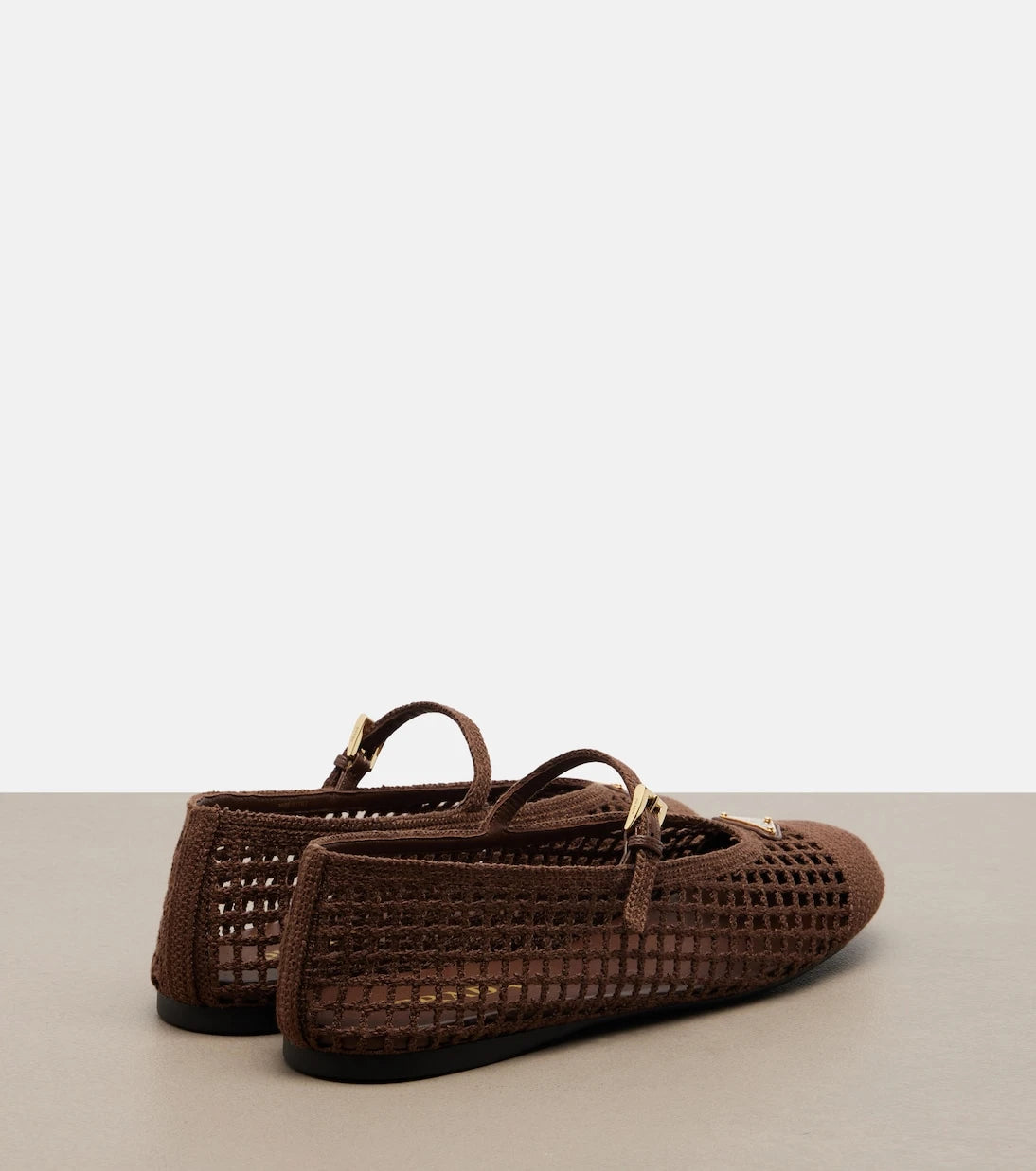 Prada - Tığ işi Mary Jane babetler