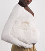 Ivory Mini Faux Fur Handbag