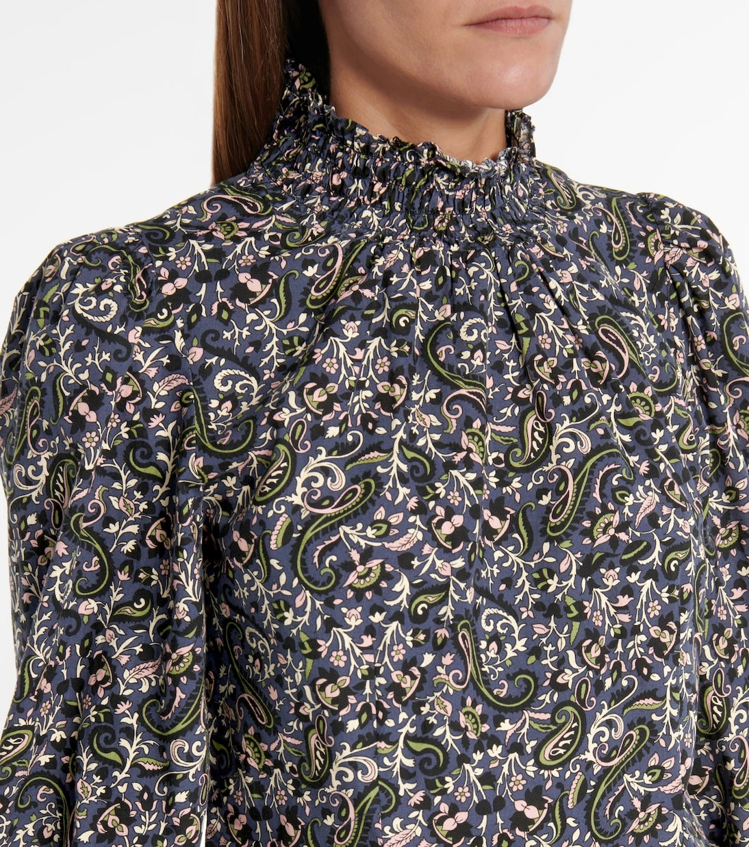 Veronica Beard - Gaia paisley cotton blouse