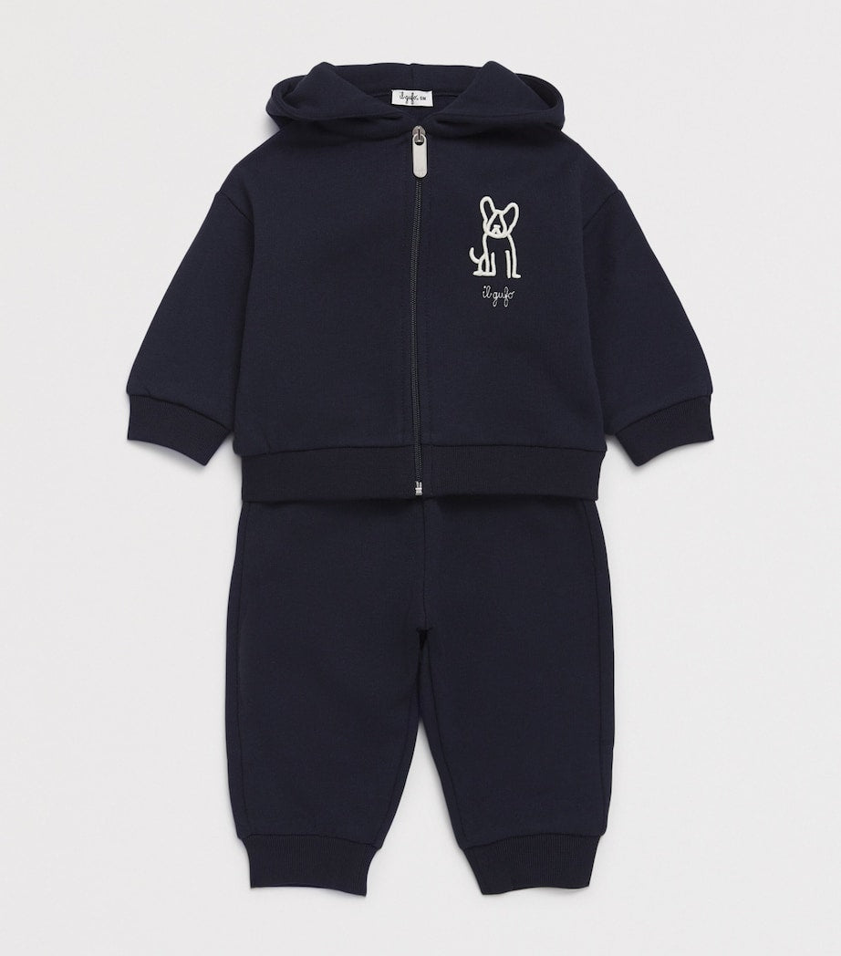 Cotton Zip-Up Hoodie and Sweatpants Set (6-36 Months)
