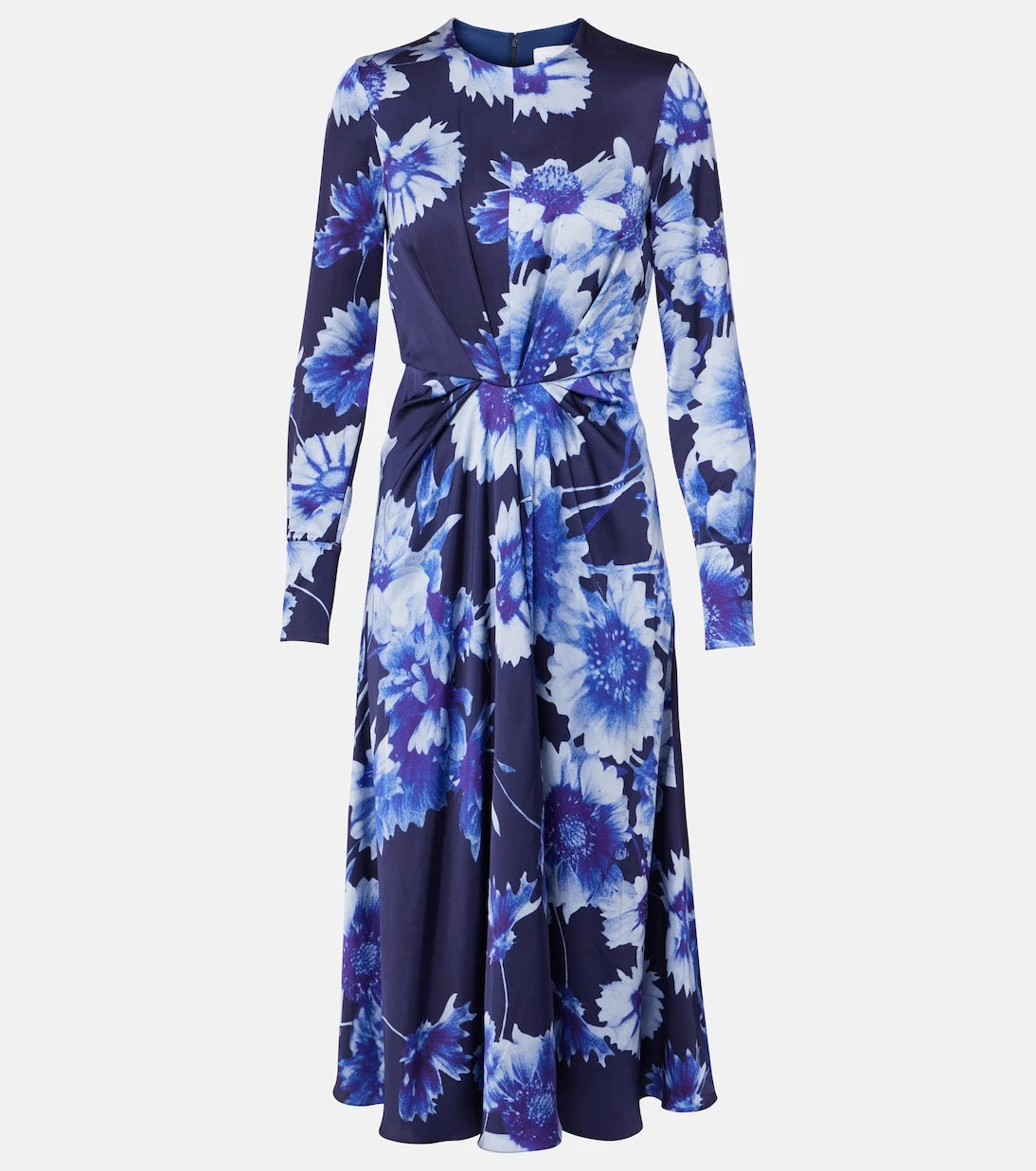 Erdem - Floral draped midi dress