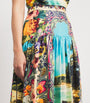 Camilla Multi Silk Bathing Bombshell Maxi Skirt