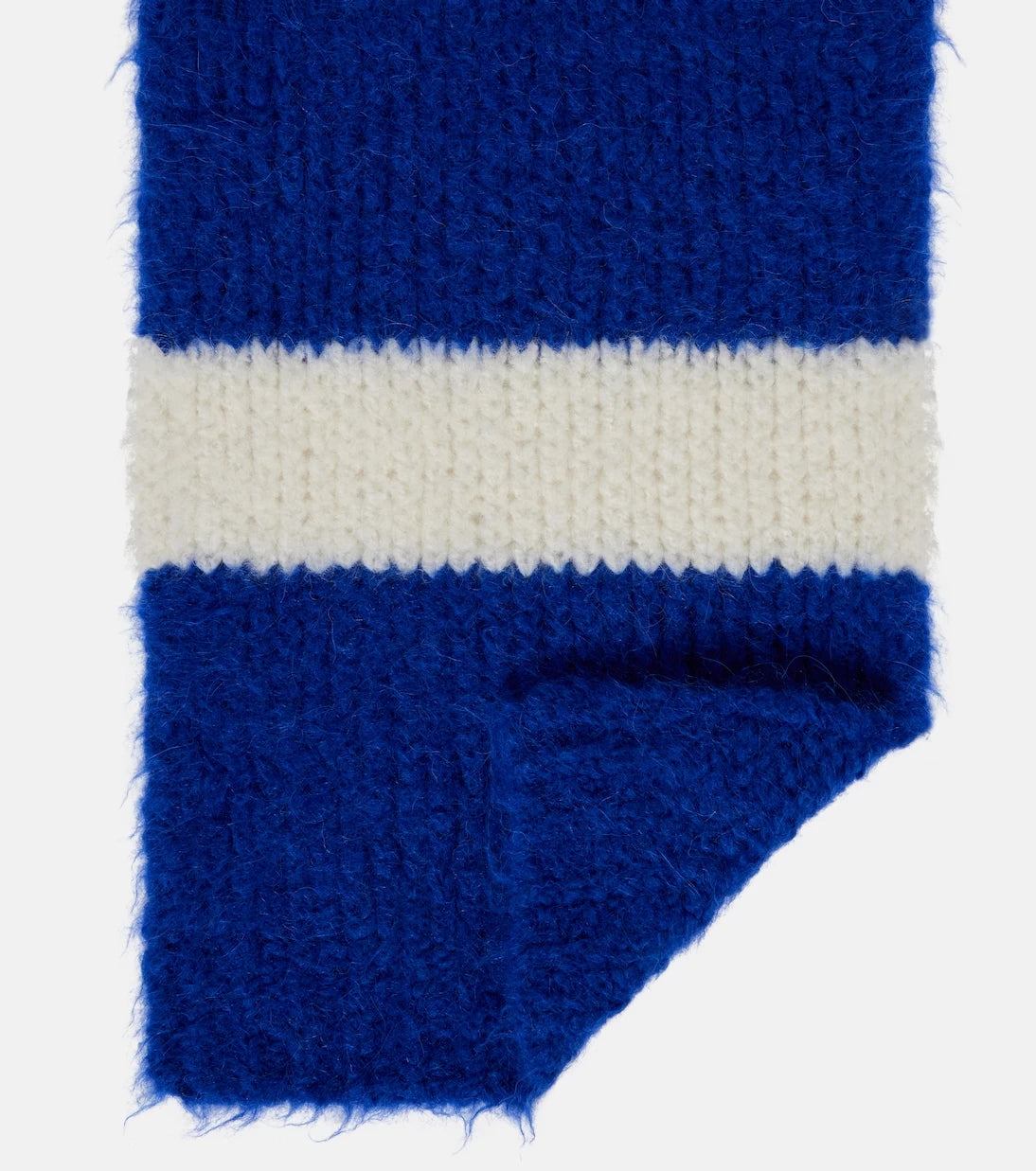 JW Anderson - Striped alpaca-blend scarf
