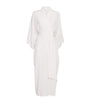 Silk Queenie Long Robe IVORY