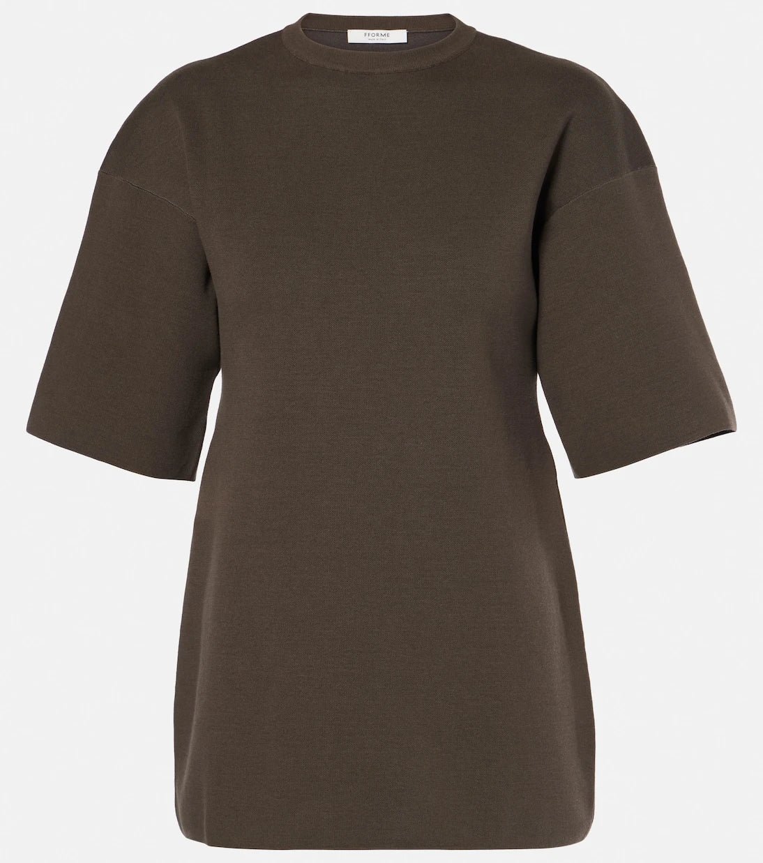 Fforme - Dwyn wool and cotton-blend T-shirt