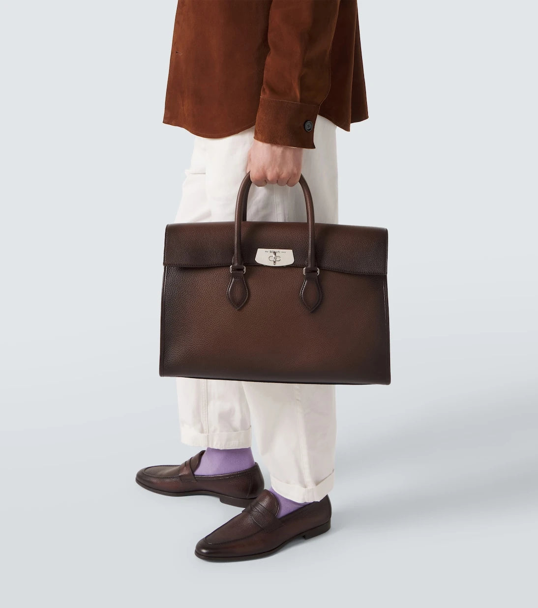 Berluti - E’Mio leather briefcase