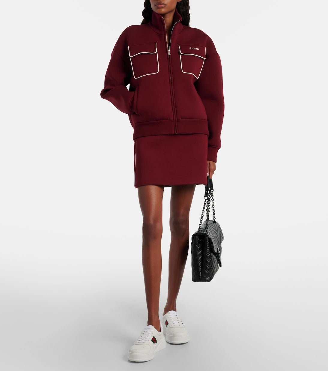 Gucci - New Chunky B leather sneakers