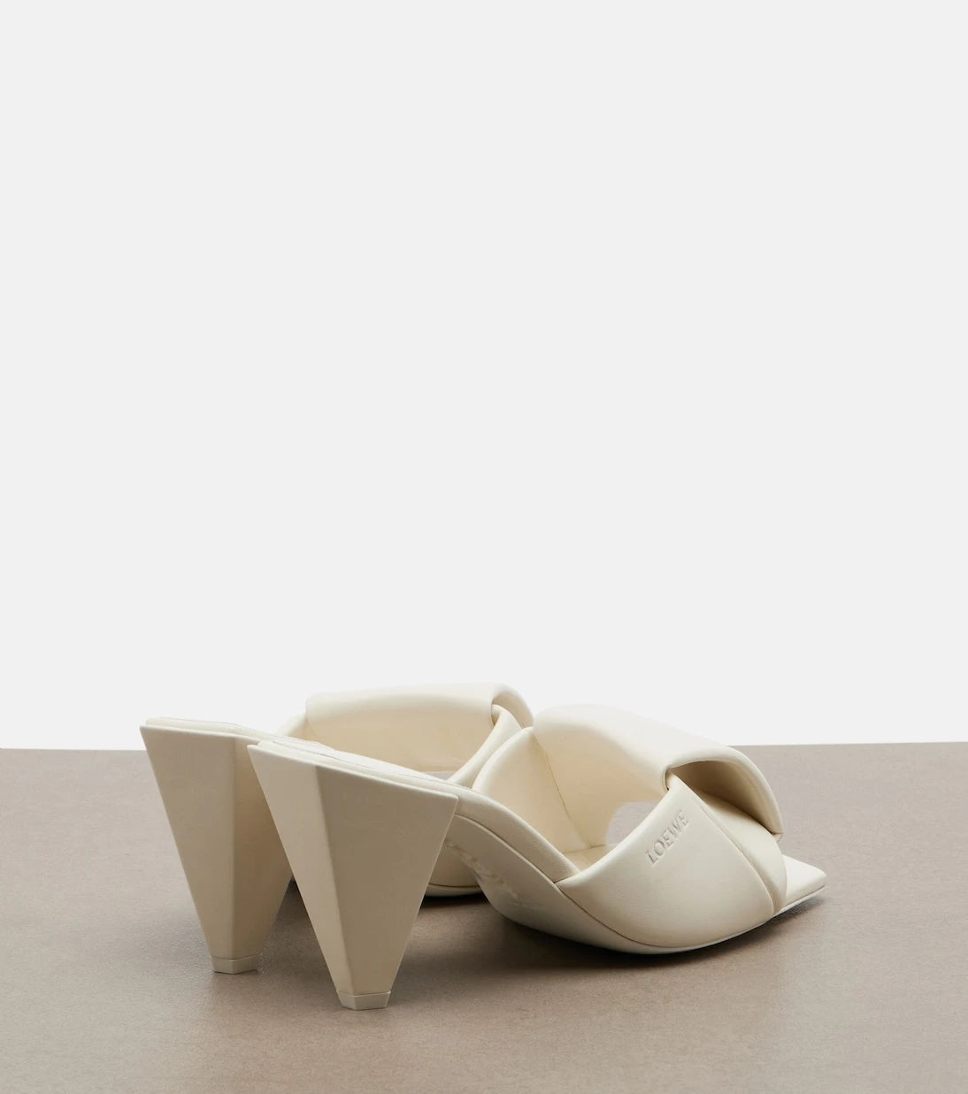 Loewe - Origami leather mules