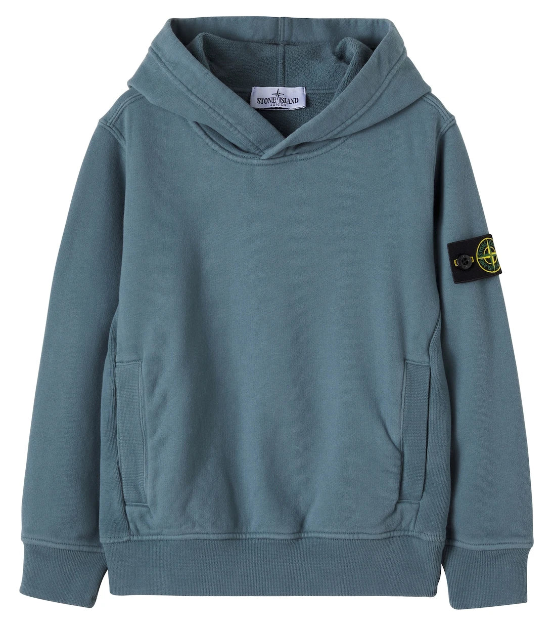 Stone Island Junior - Compass cotton jersey hoodie