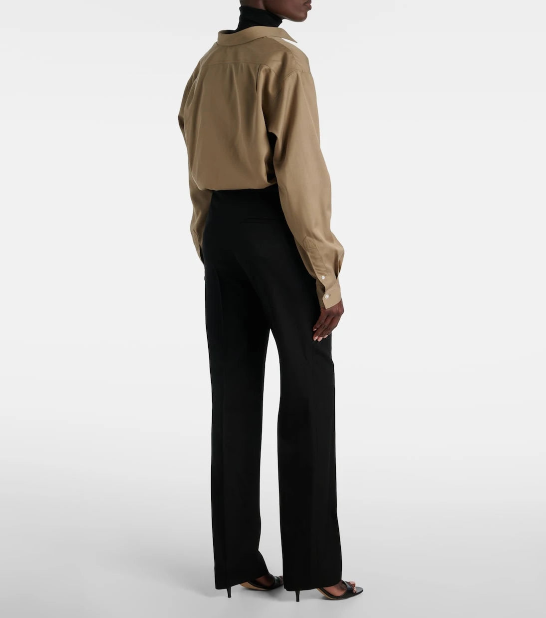 The Row - Jesse mid-rise wool straight pants