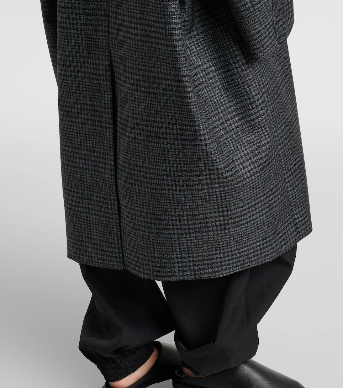 Róhe - Prince of Wales check virgin wool coat