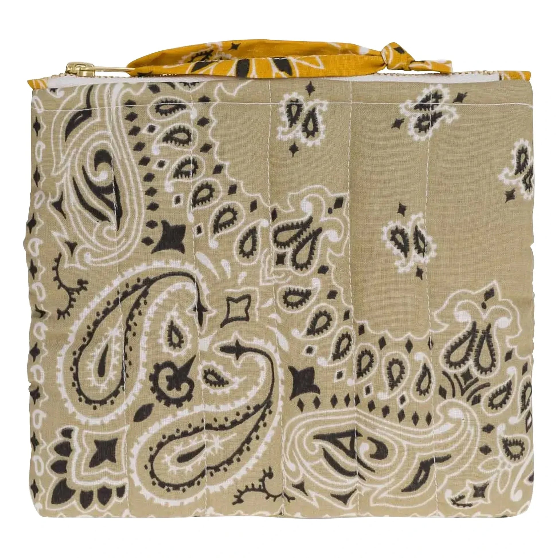 Call it by your name - Mini Zipped Mushroom Pouch | Beige