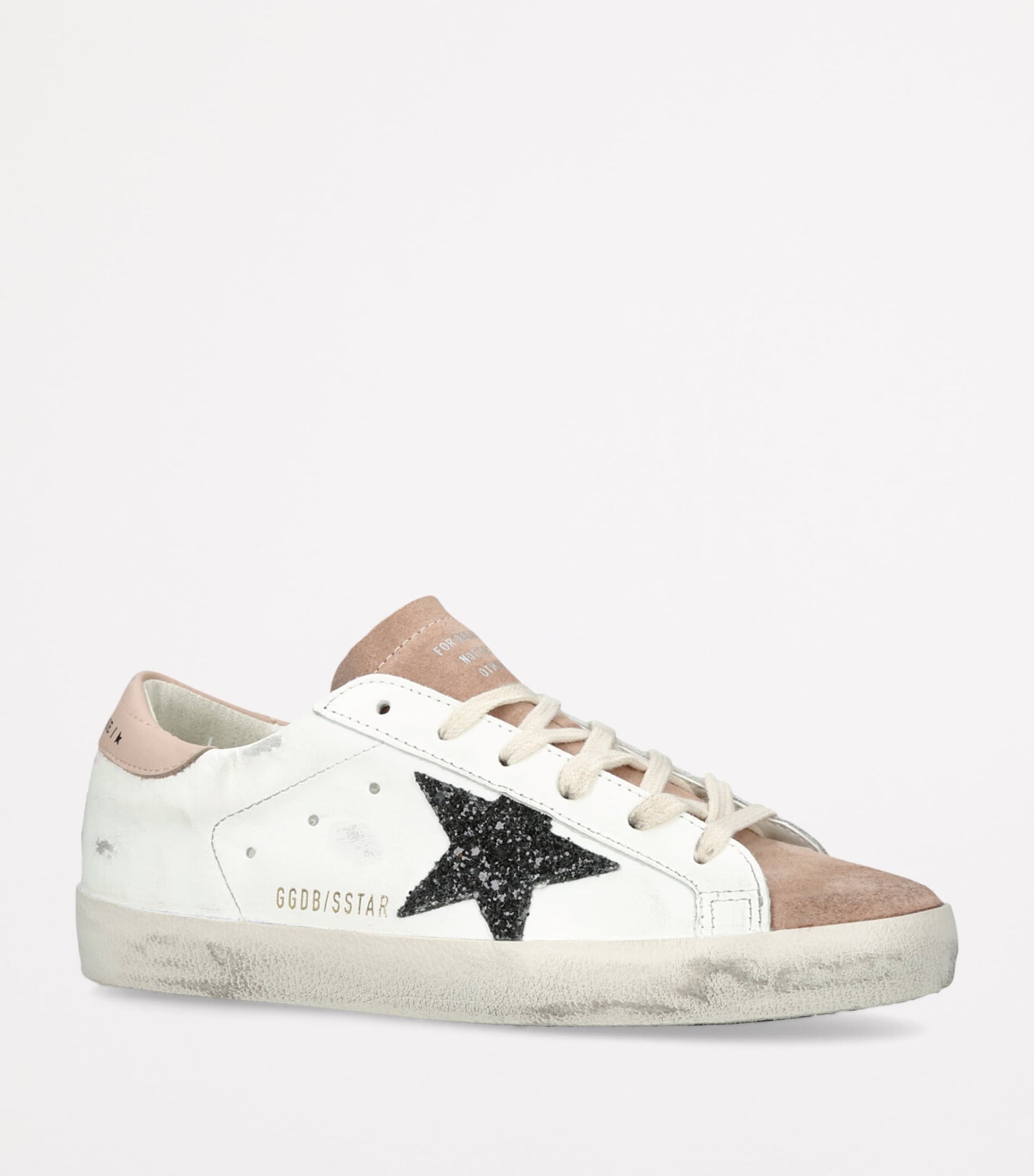 White Leather Super-Star Sneakers