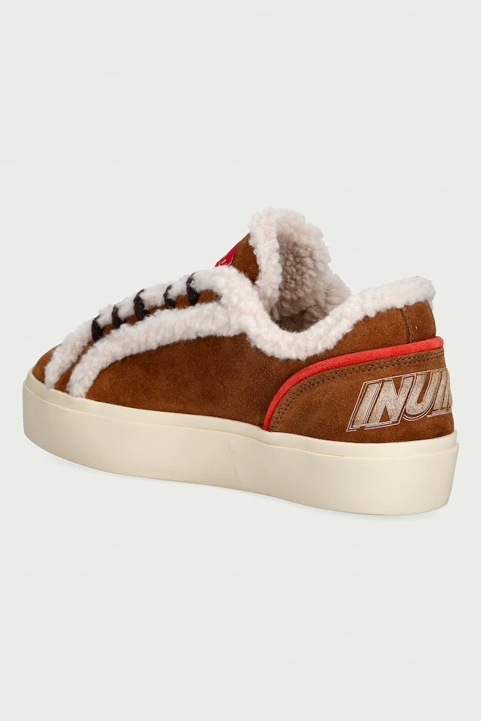 Inuikii Lila Shearling Lace Up Kadın Süet Sneaker