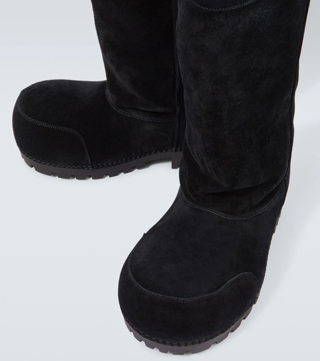 Balenciaga - Alaska Fur High suede boots
