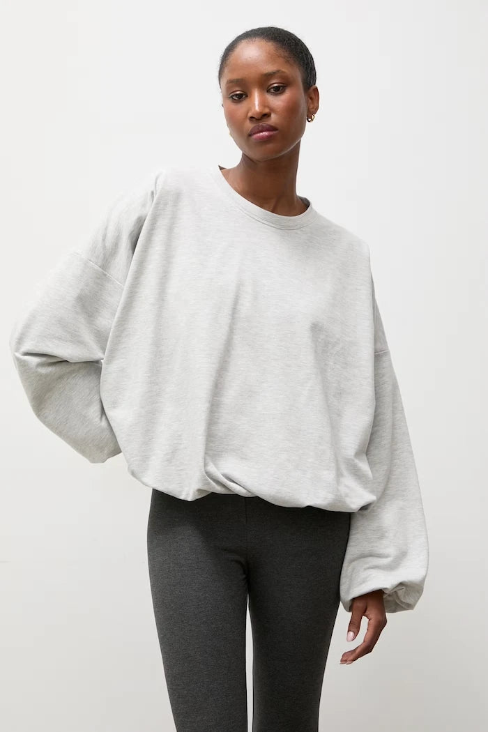 Pamuklu kadın sweatshirt