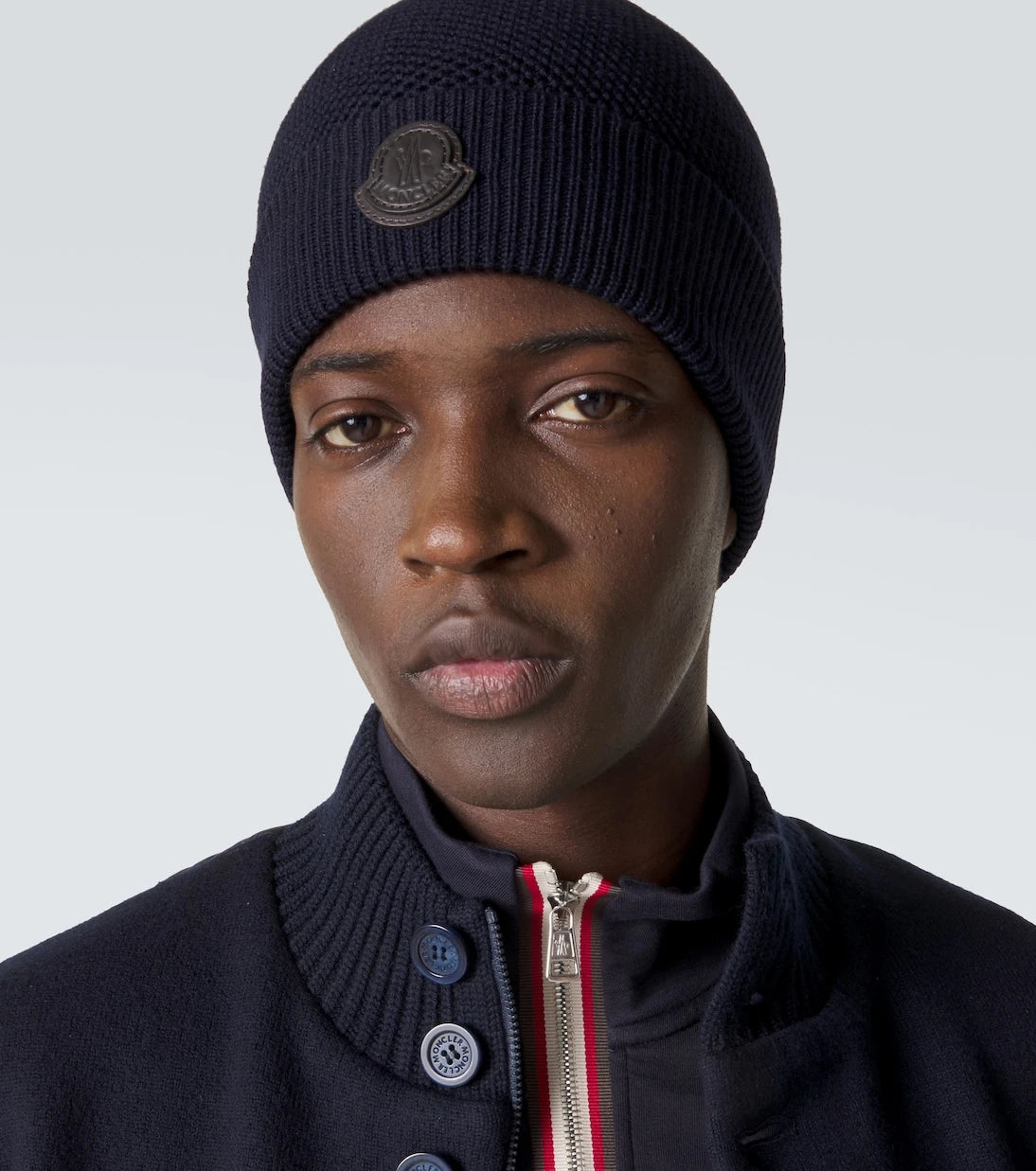 Moncler - Logo virgin wool beanie