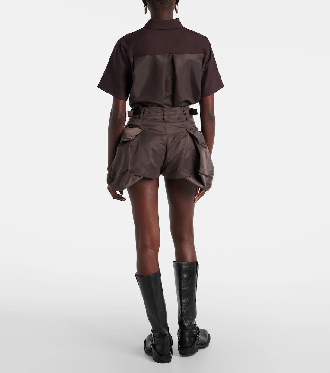 Sacai - Technical twill cargo shorts