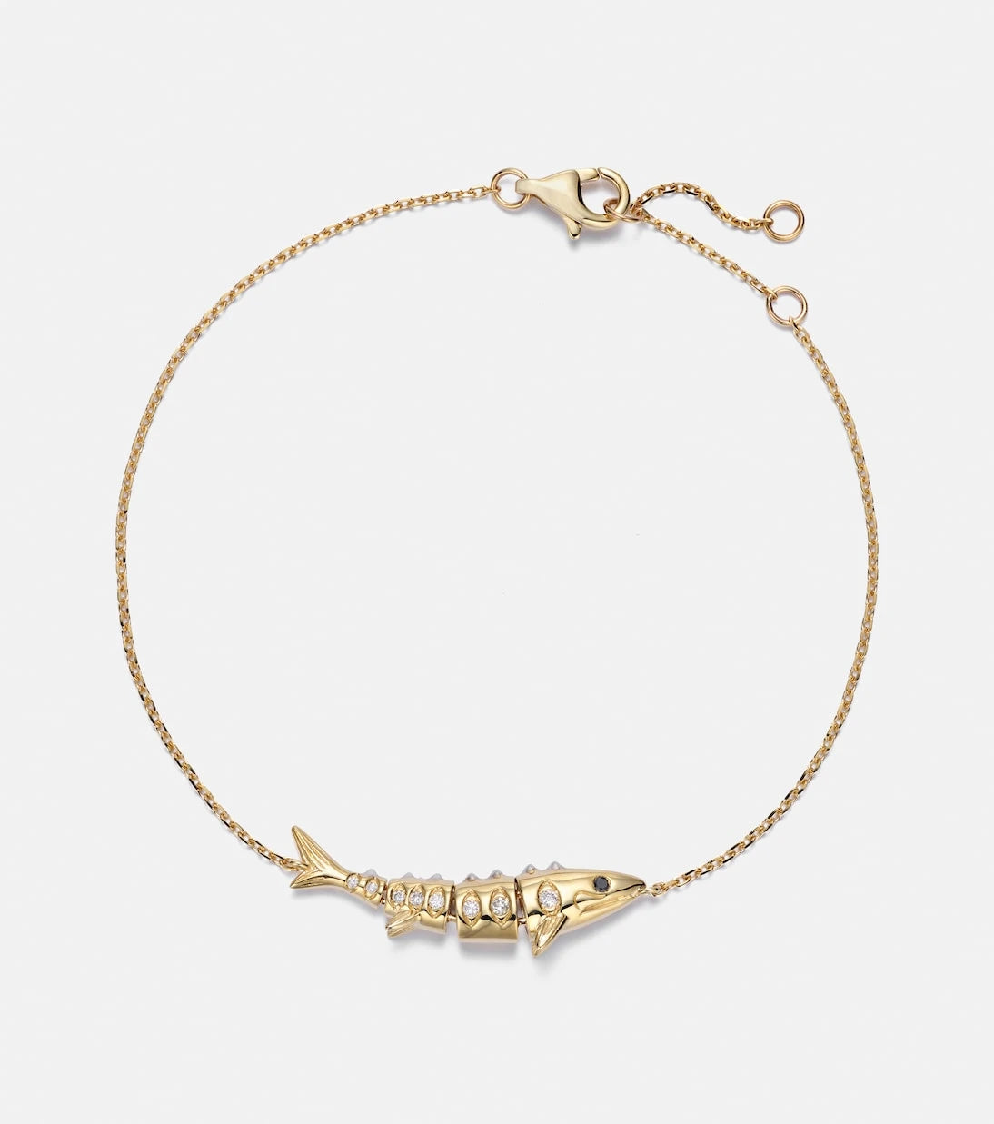 Yvonne Léon - Marlin 9kt gold chain bracelet with diamonds