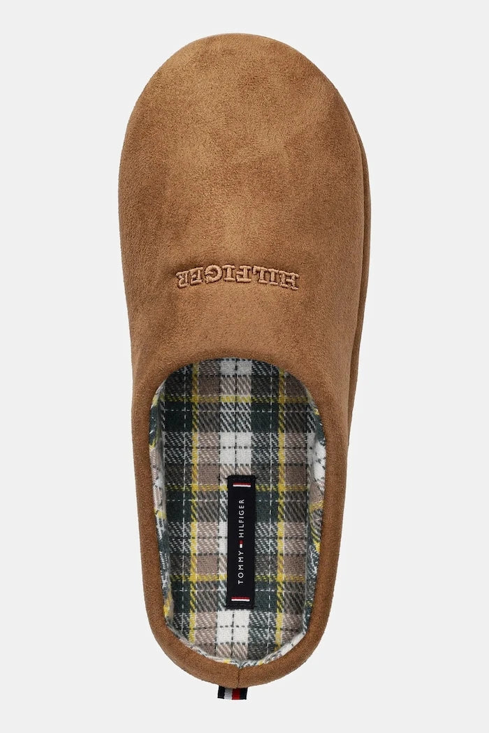 Пантофи Tommy Hilfiger M SDE CHECK HOUSE SHOE